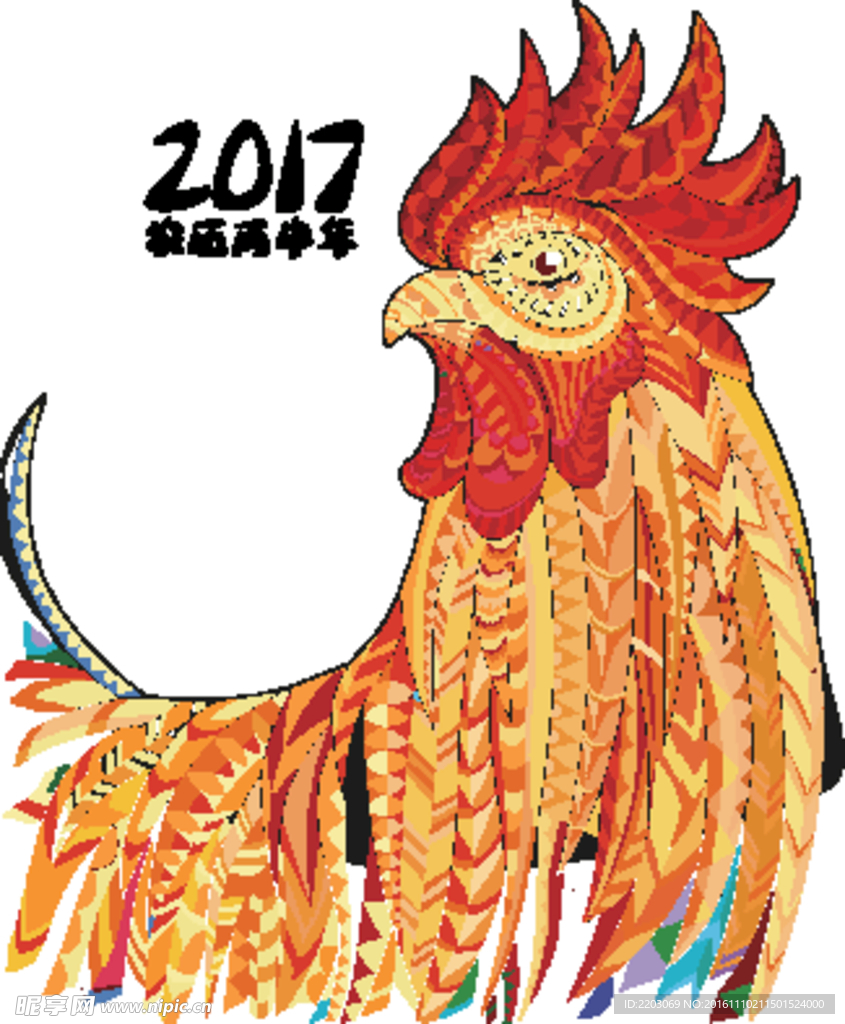 矢量公鸡