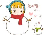 卡通雪人人物素材