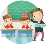 动漫学校人物素材