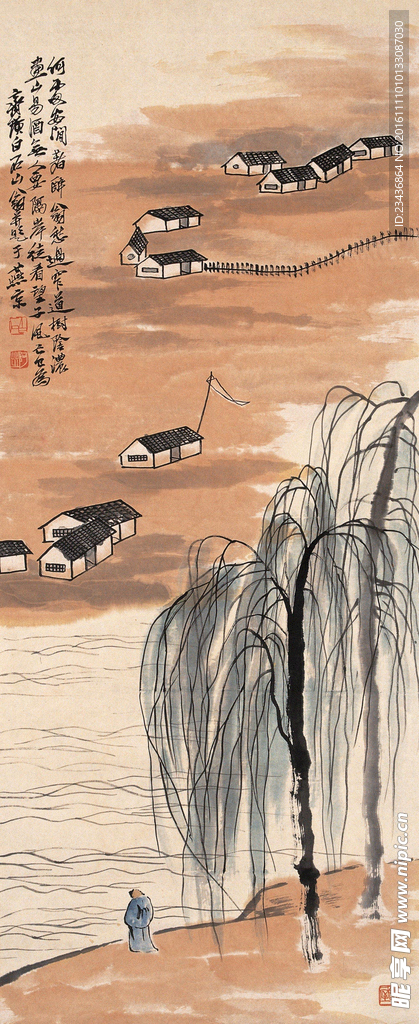 中国水墨画 齐白石国画 写意画