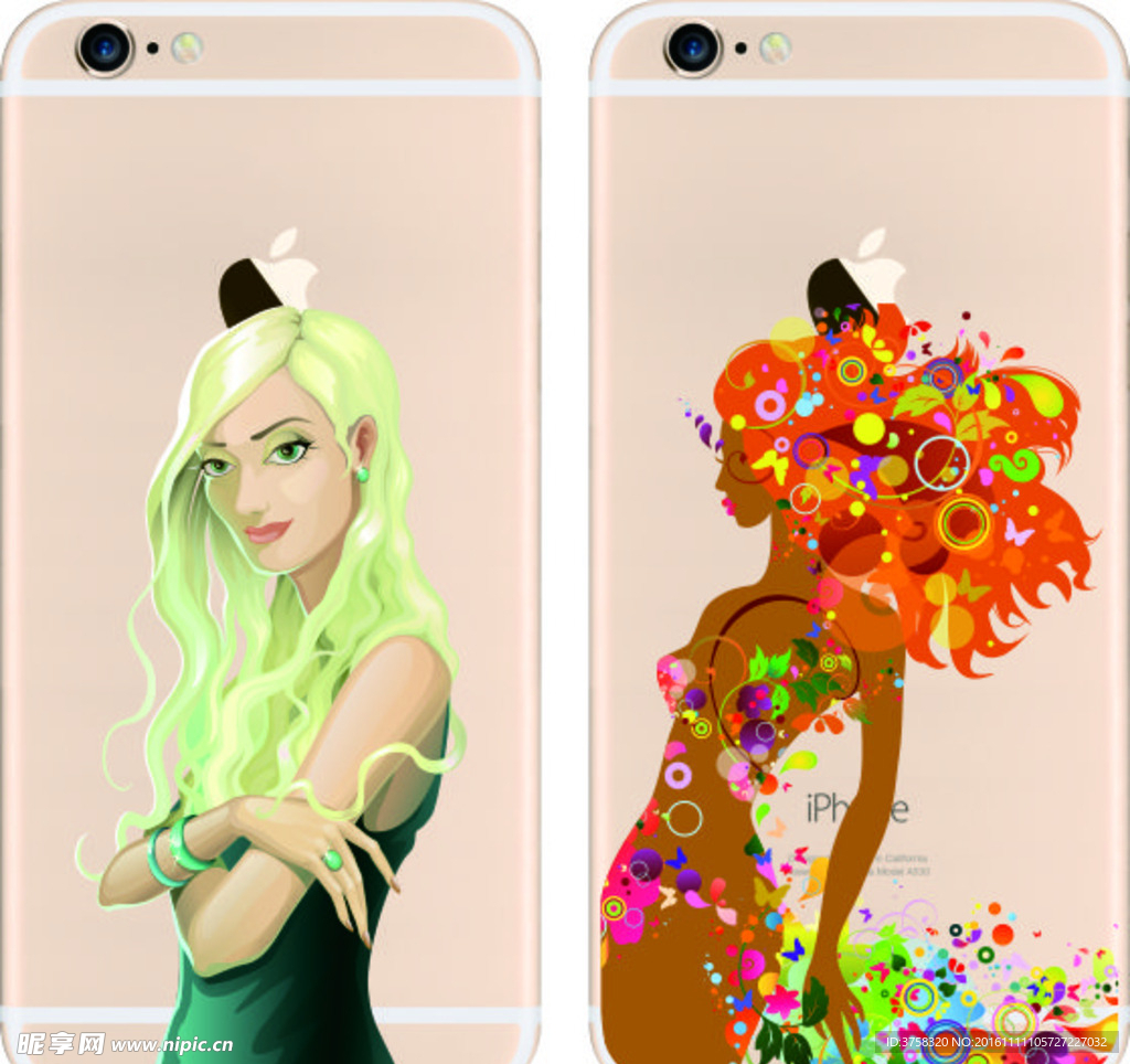 彩绘手机壳 iphone 时尚