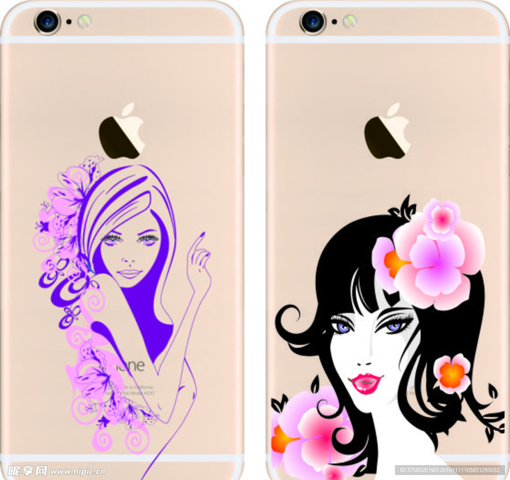 彩绘手机壳 iphone 时尚