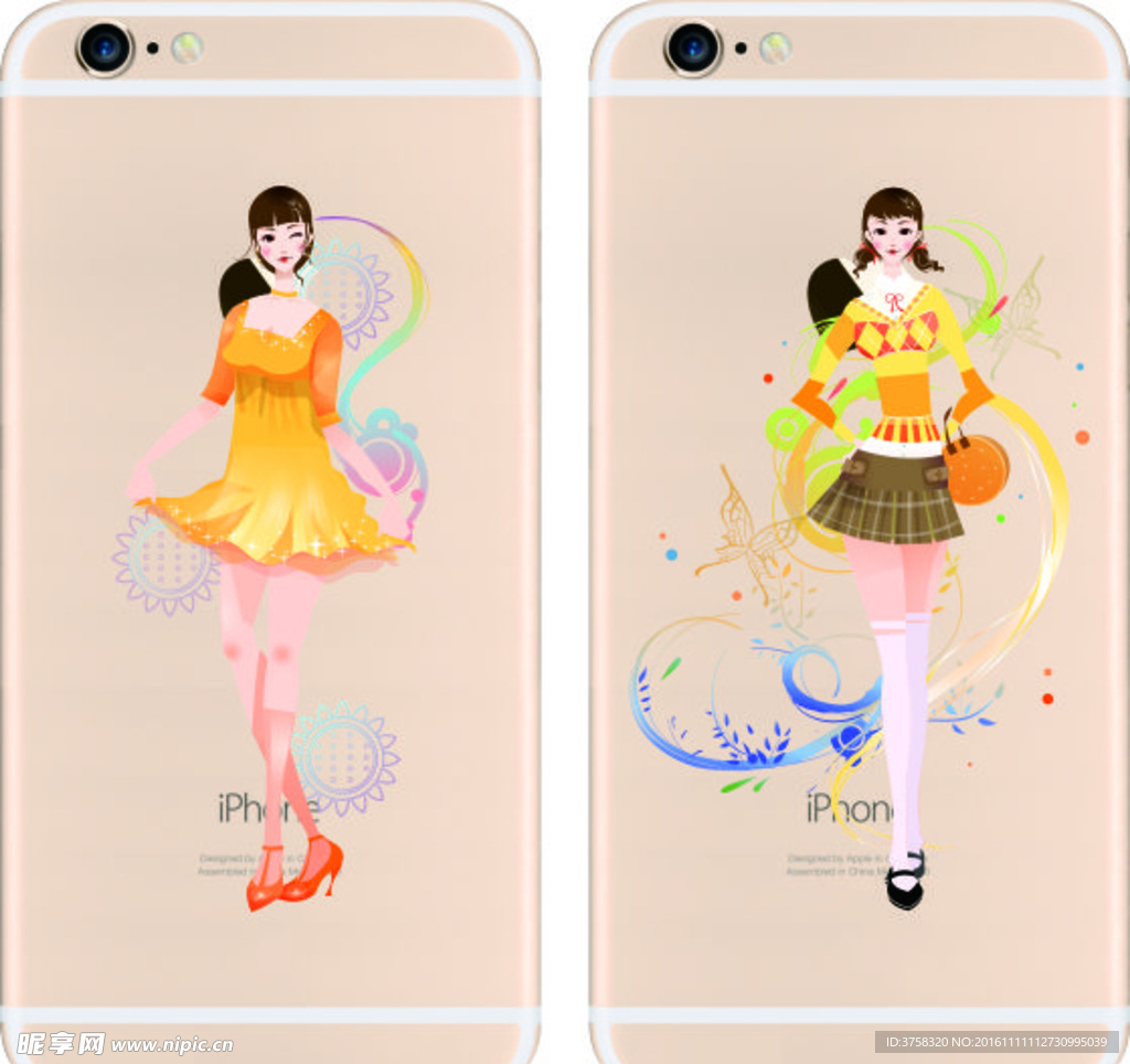彩绘手机壳 iphone 时尚