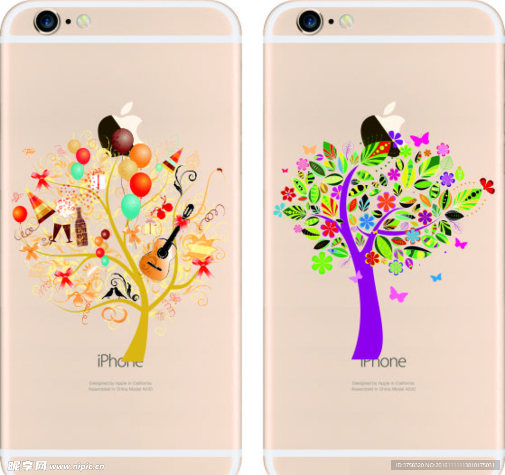 彩绘手机壳 iphone 时尚