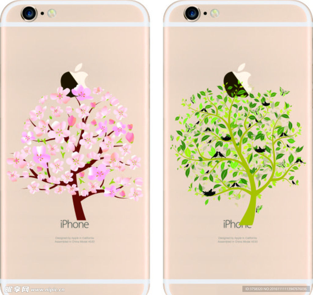 彩绘手机壳 iphone 时尚