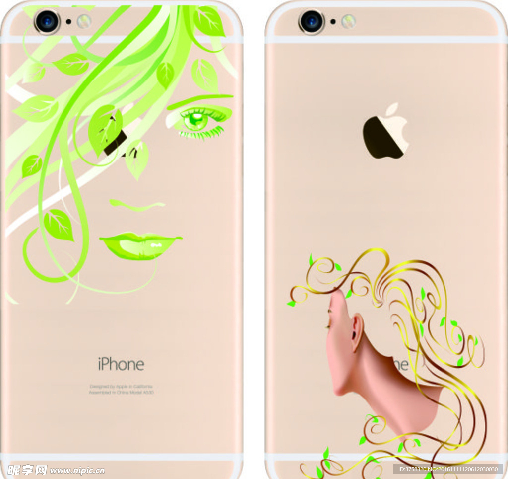 彩绘手机壳 iphone 时尚