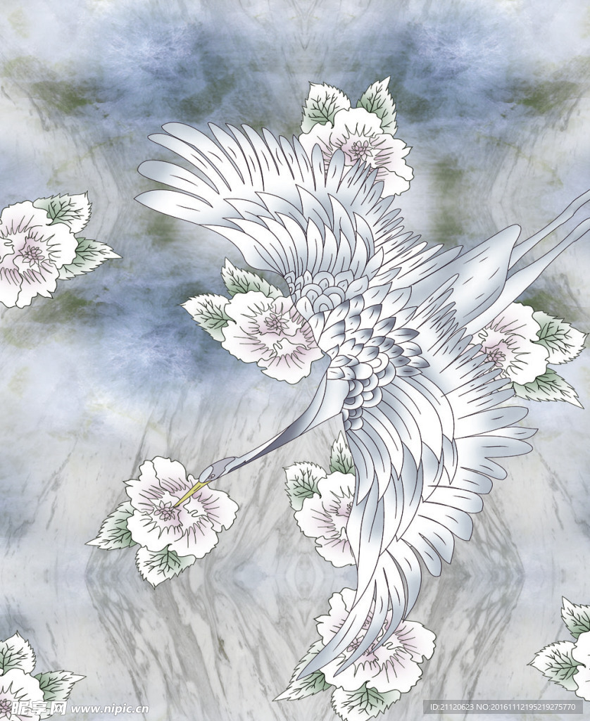 仙鹤花