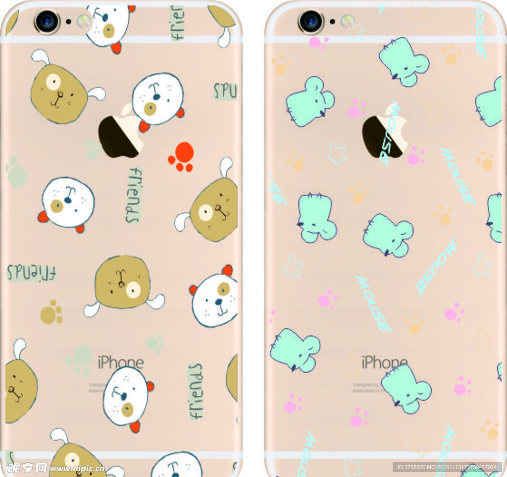 彩绘手机壳 iphone 时尚