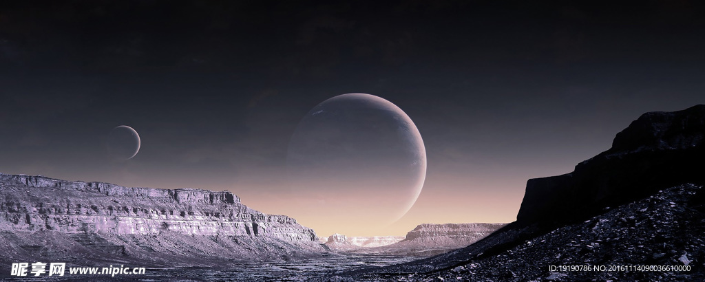 科幻星球背景