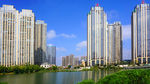 公园周边建筑群