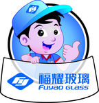 福耀玻璃卡通形象标志