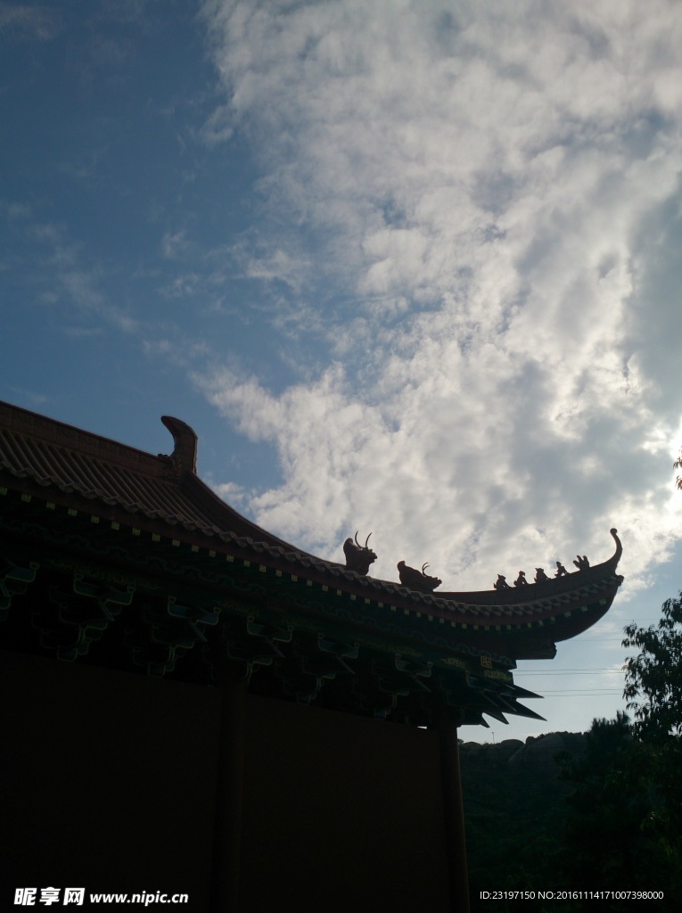 寺庙一角
