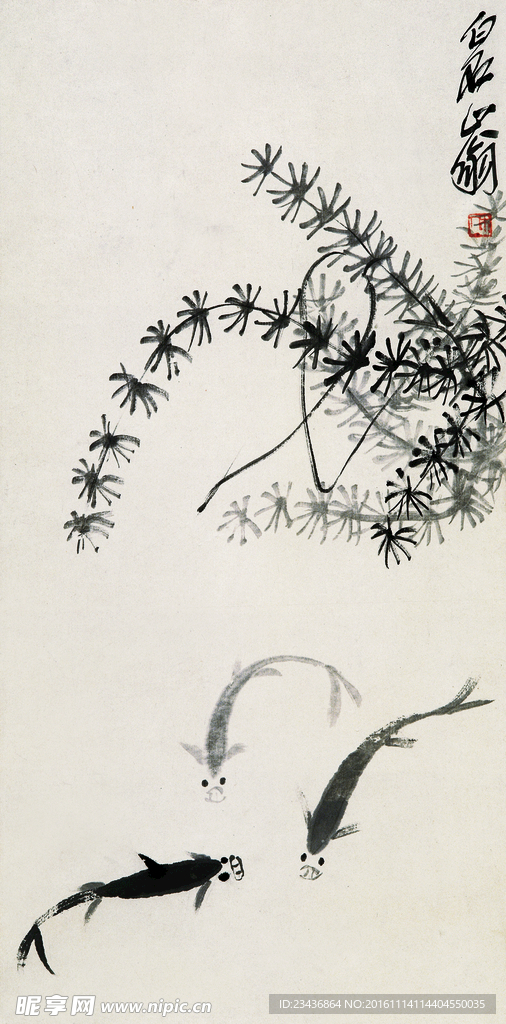中国水墨画 齐白石国画 写意画
