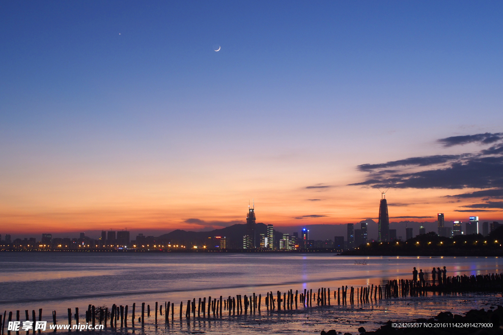 深圳湾夜景