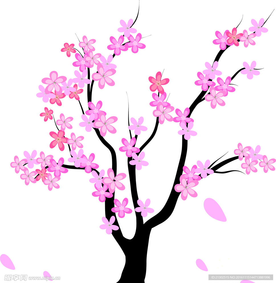 落花树