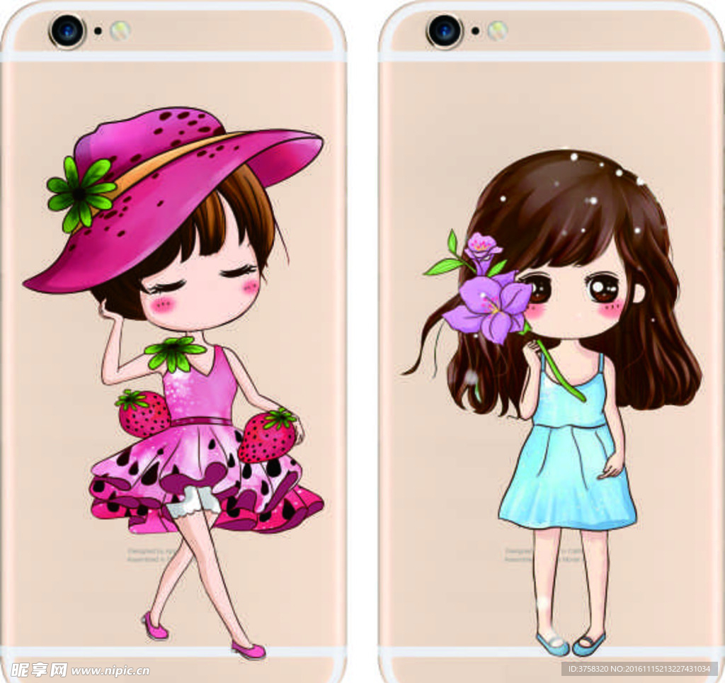 彩绘手机壳 时尚 手机套 彩印