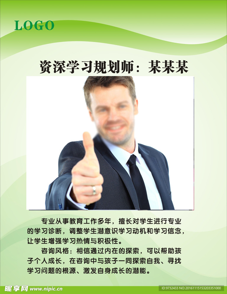 人物介绍展板