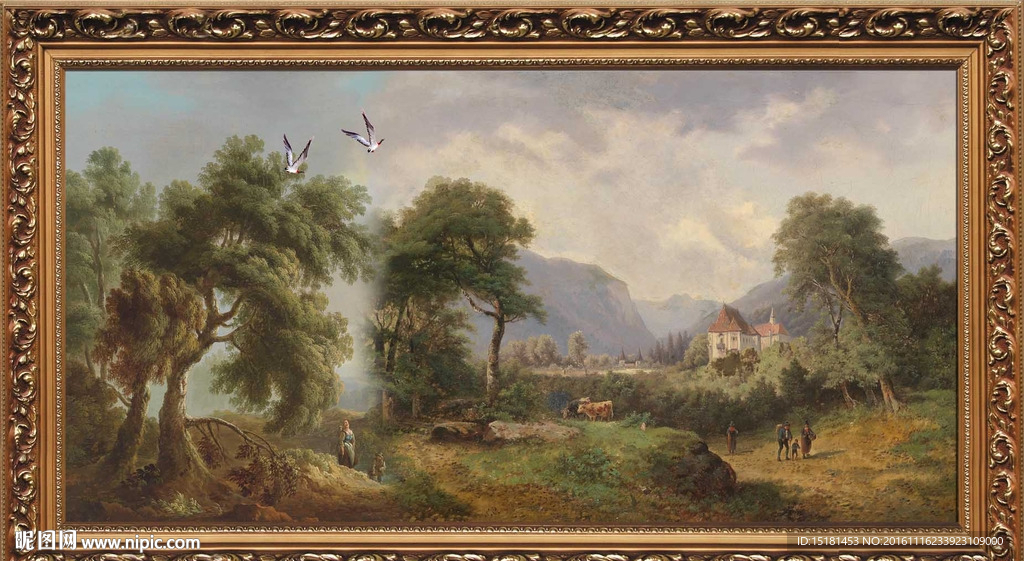 风景油画
