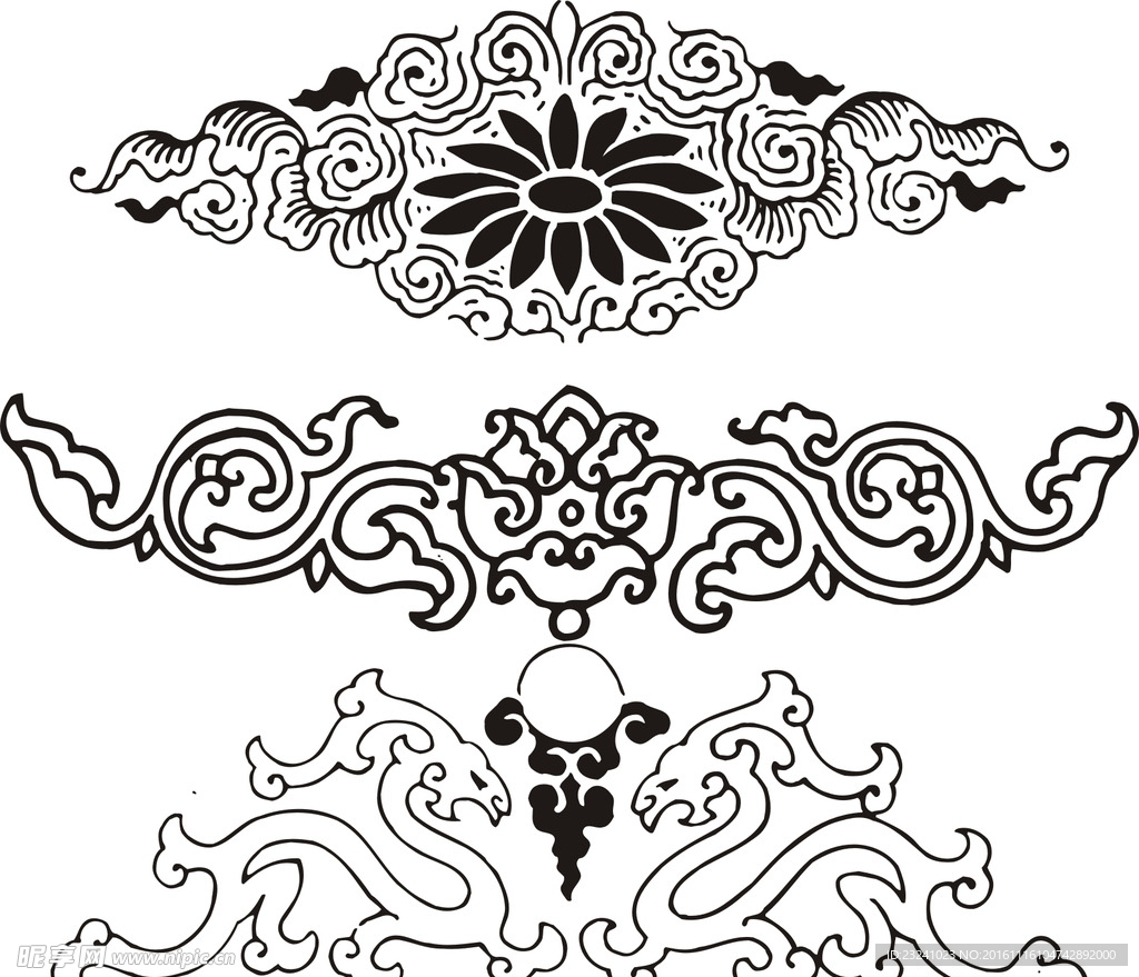 古典花纹