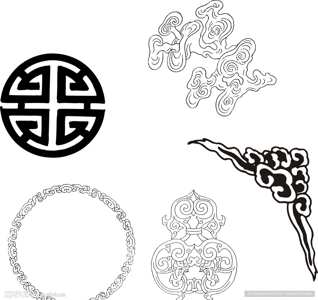 祥云 古典花纹