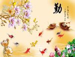 勤背景墙
