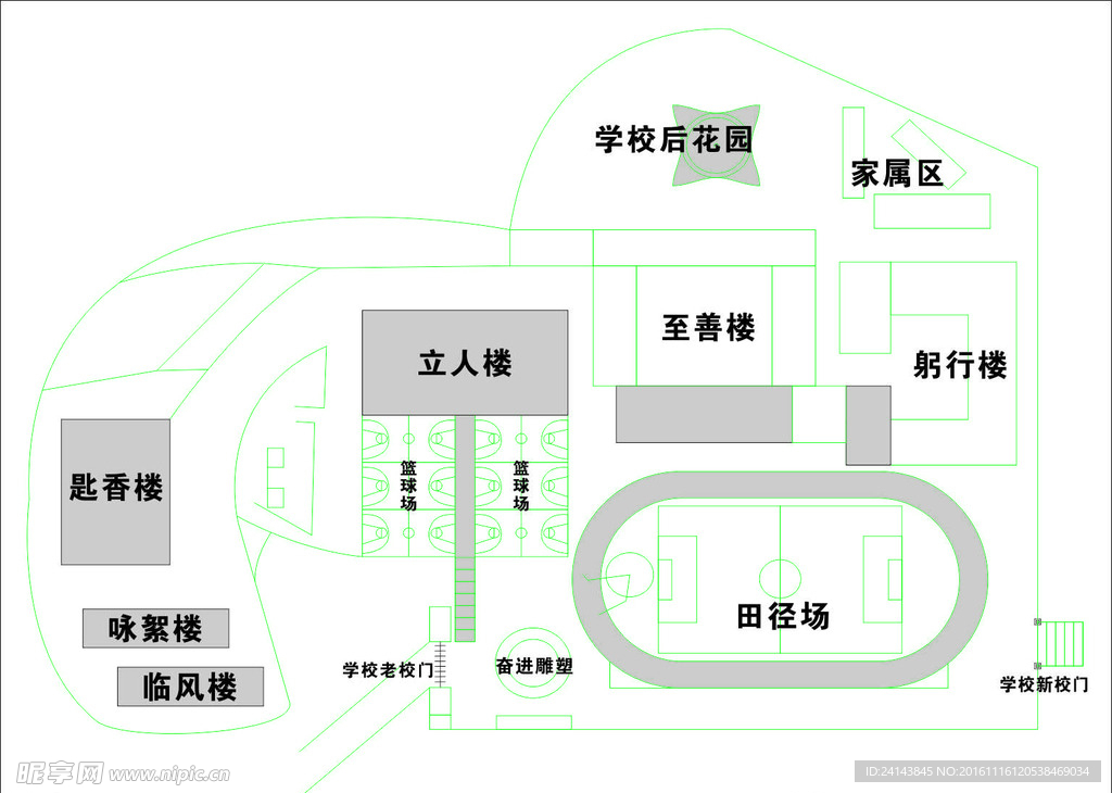 学校平面图