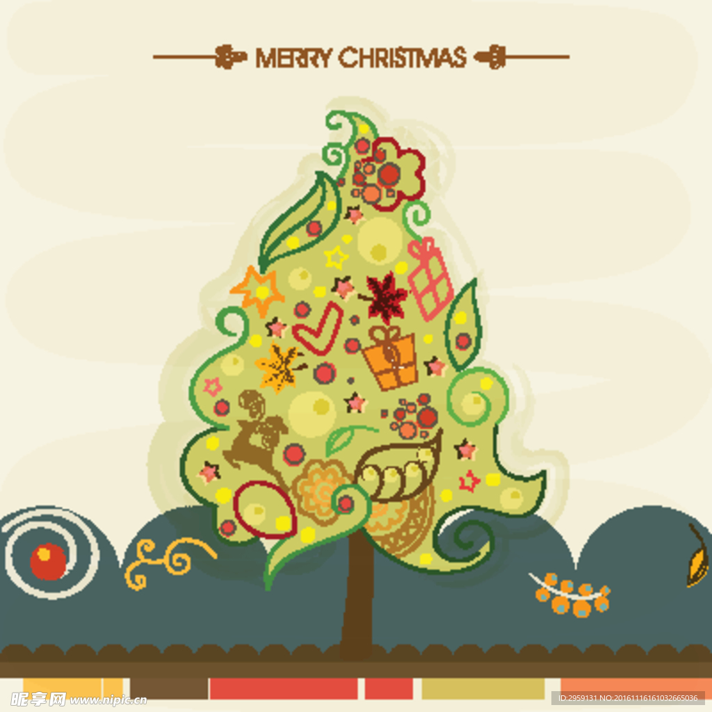 圣诞节日素材 圣诞树