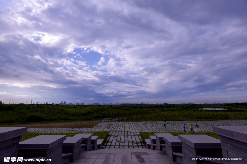 北方上空