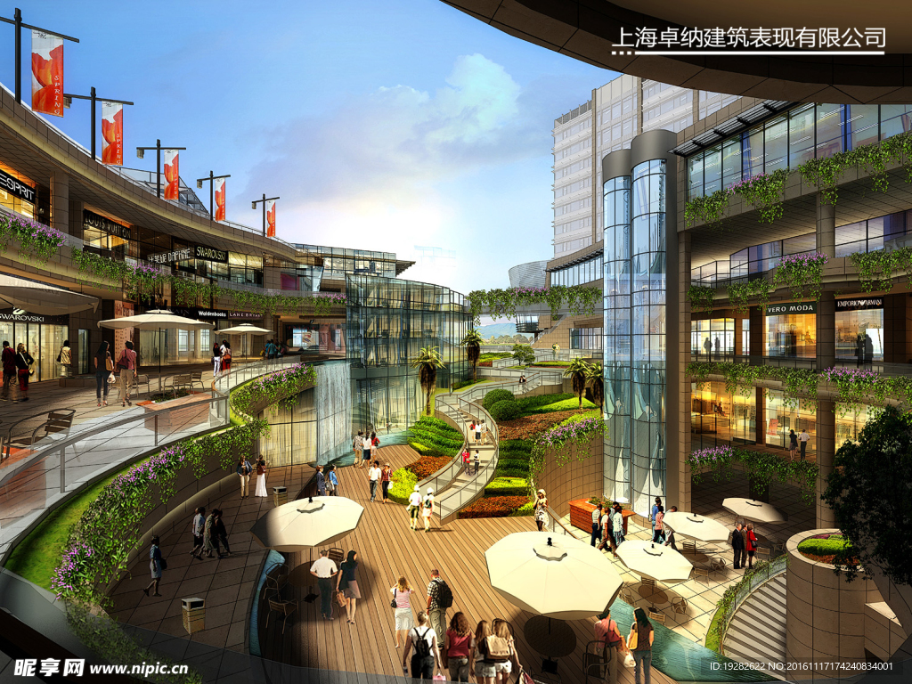 景观建筑效果图