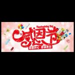 化妆品感恩节促销