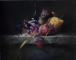 花卉静物油画 水果油画 装饰画