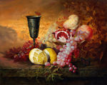 花卉静物油画 水果油画 装饰画