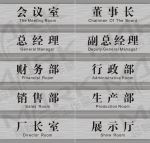 科室牌