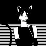 时尚猫咪 原创插画 手绘猫咪