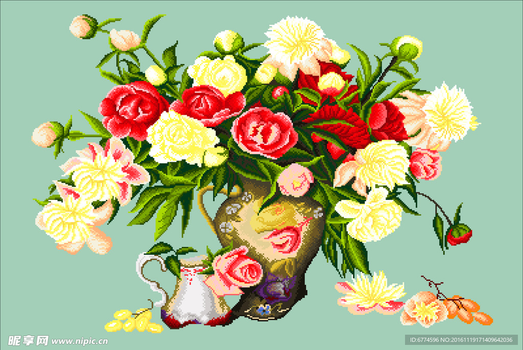 十字绣 花卉