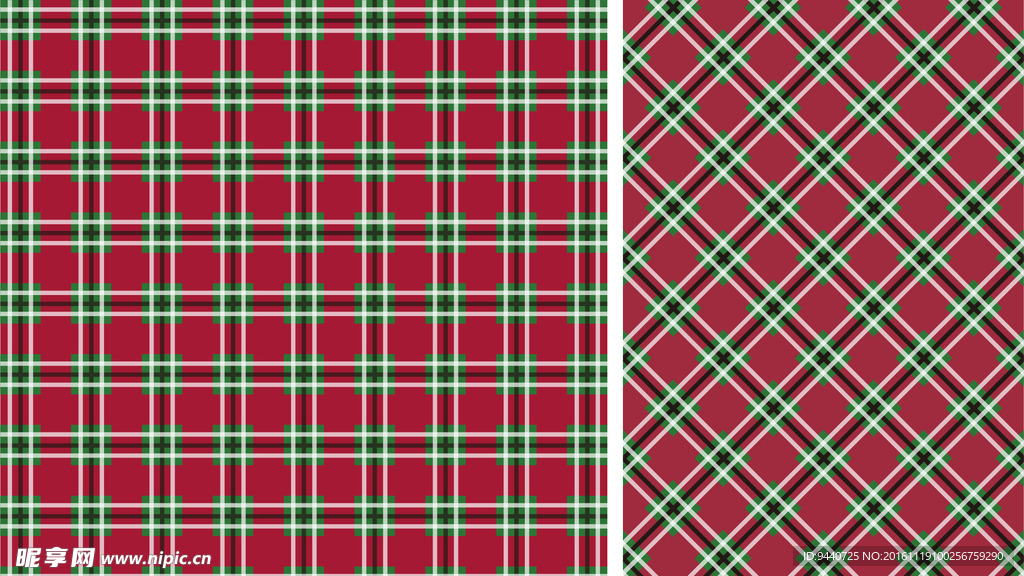 红绿格子 苏格兰格纹