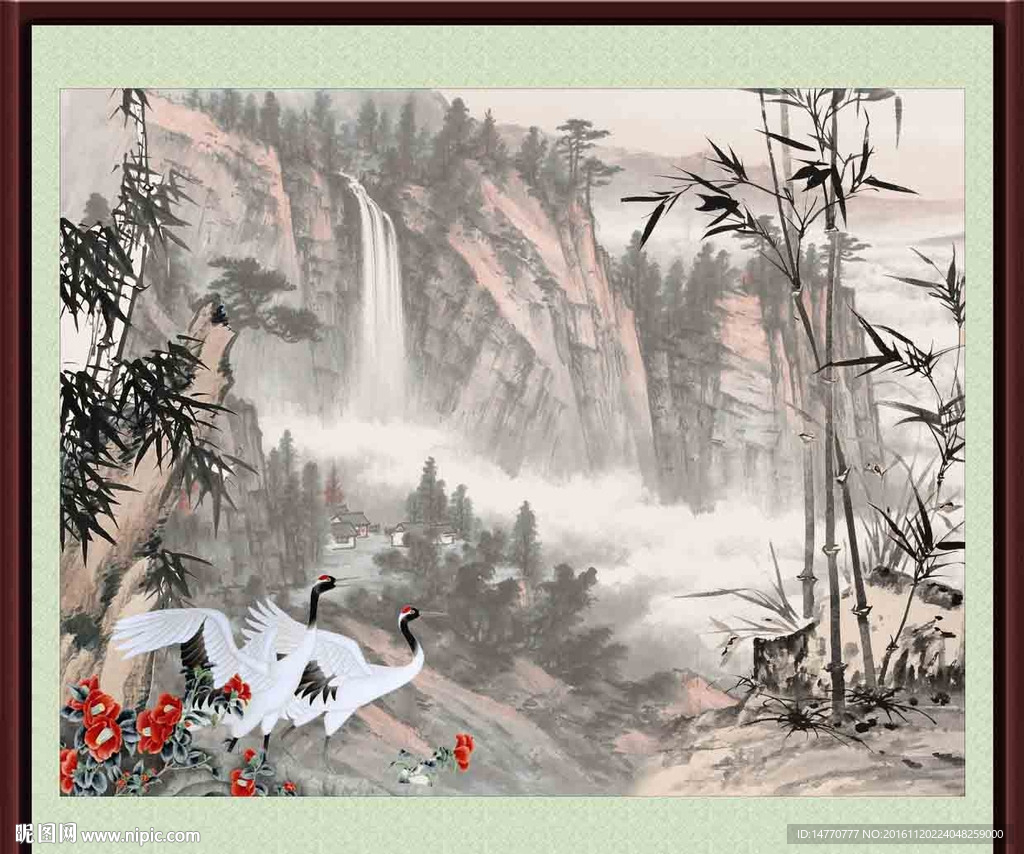 国画竹子