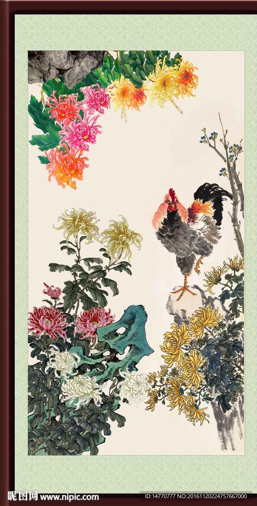 报春图 国画花鸟
