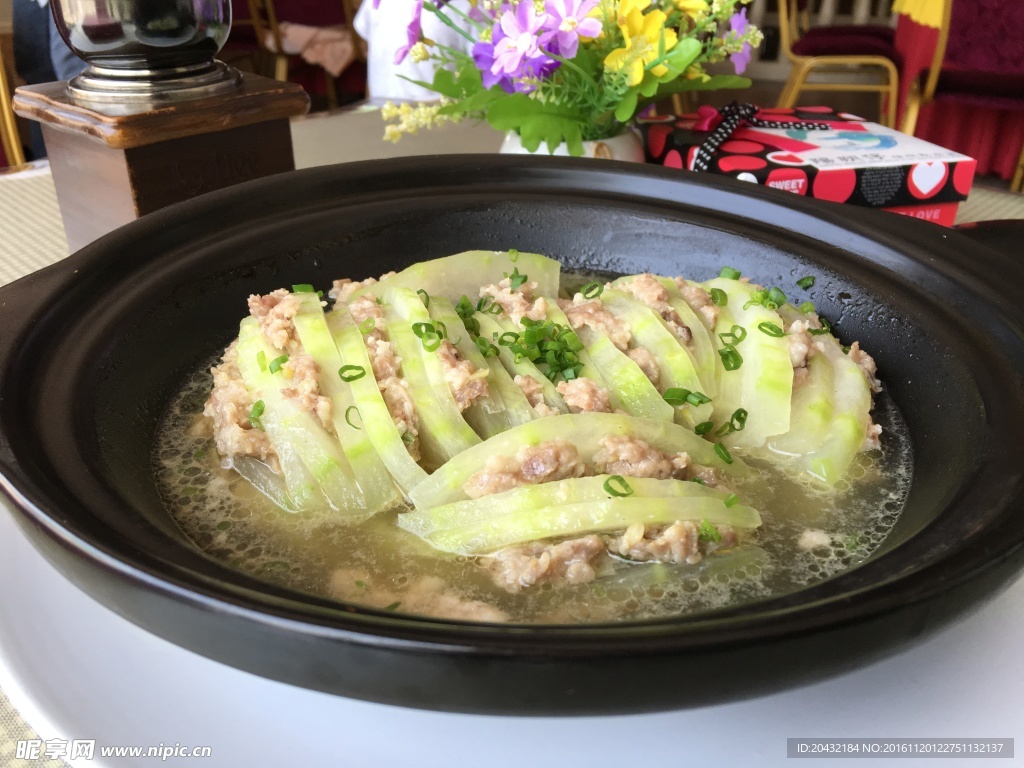 砂锅冬瓜扣