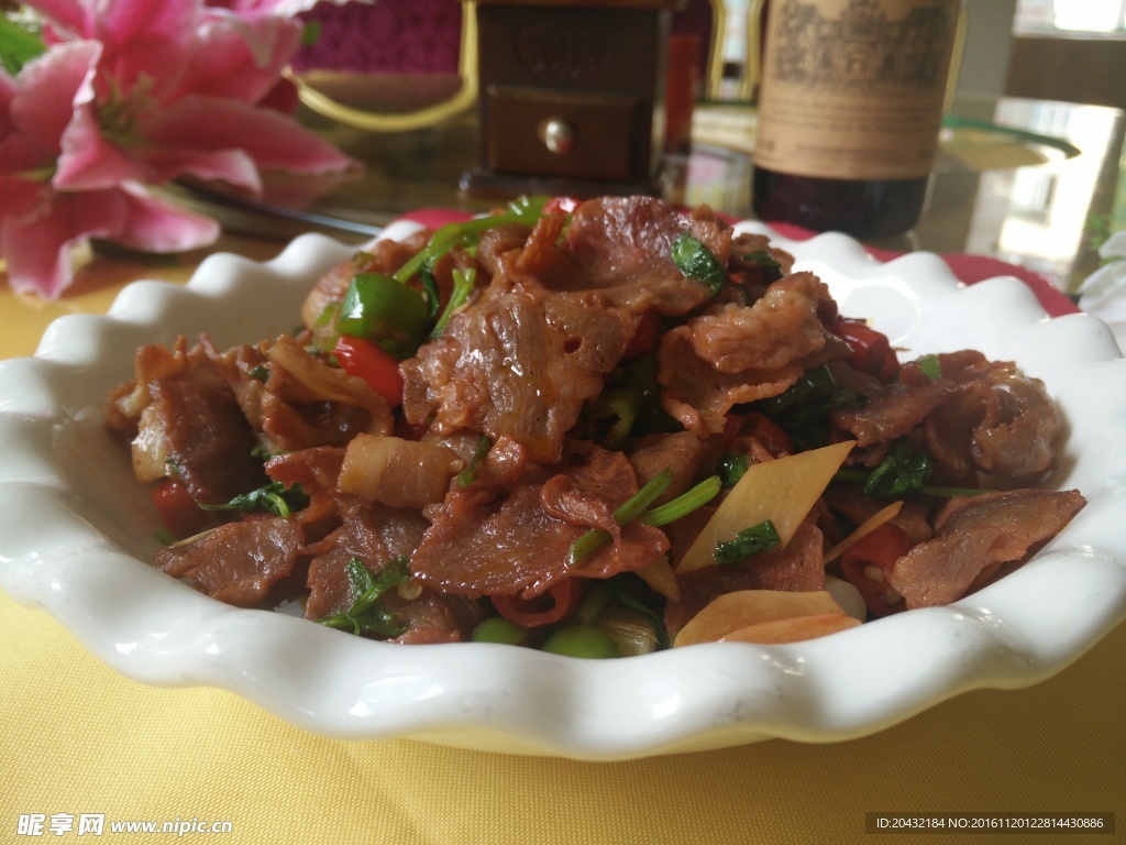 小炒猪脸肉