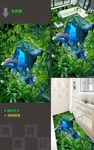 绿叶3D立体海洋地画地砖
