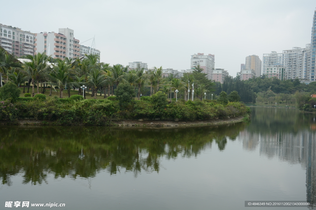 湖边风景