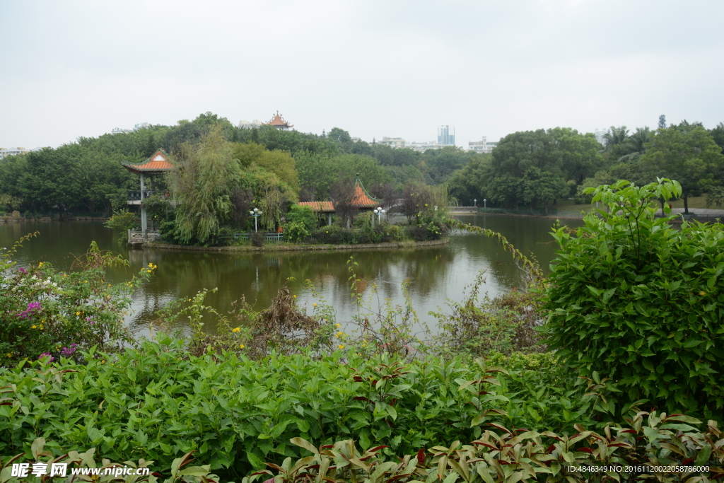 湖边风景