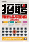 时尚创意招聘海报展板