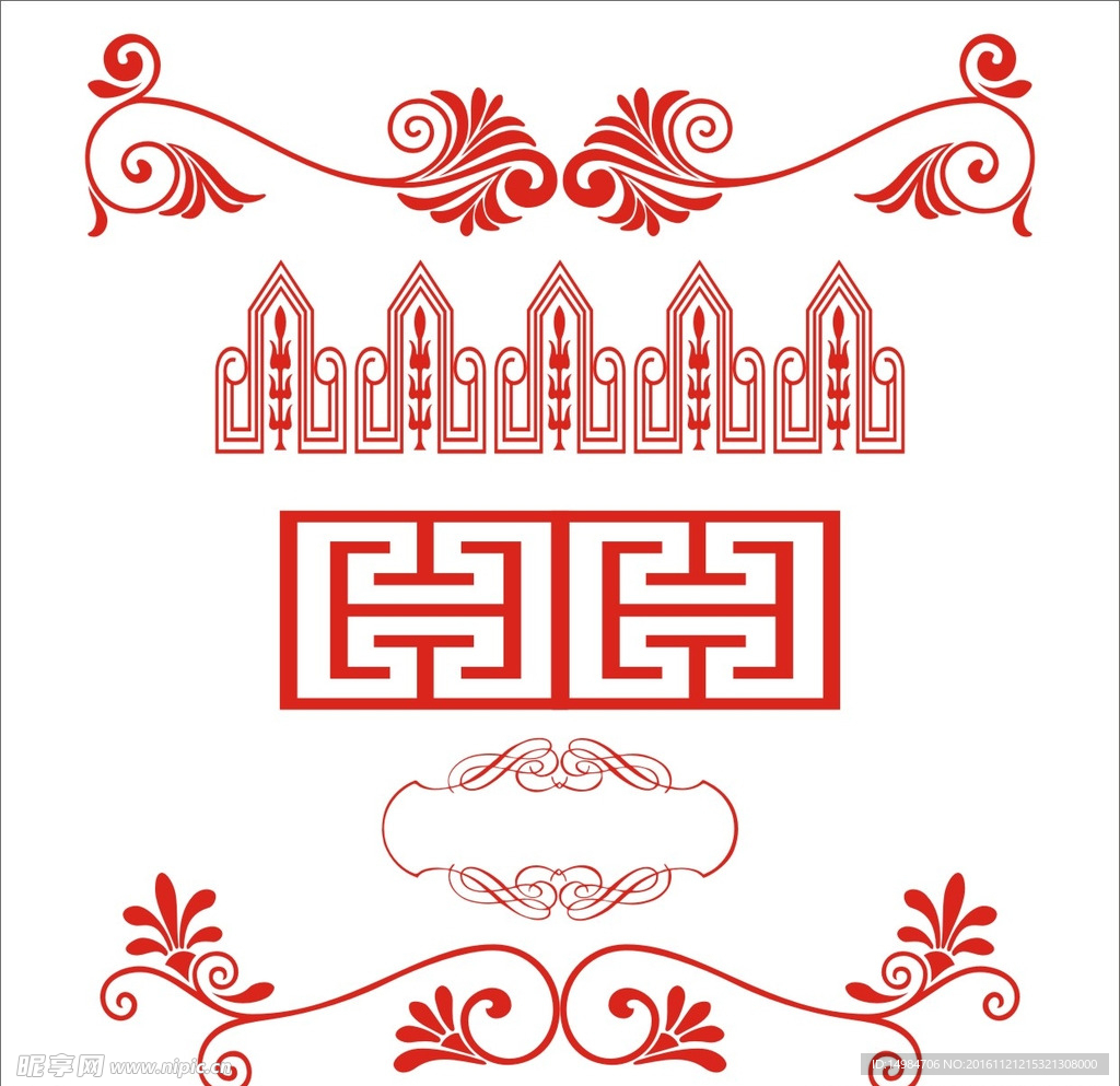 花纹边框