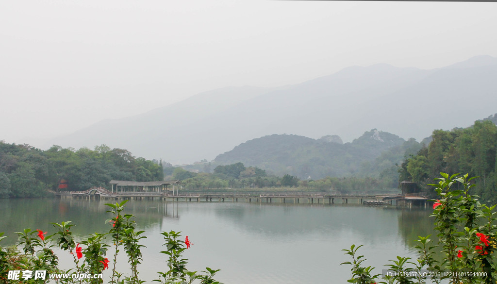 湖景