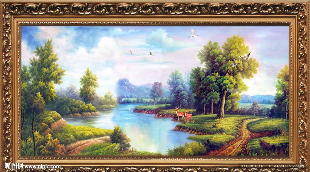 风景油画