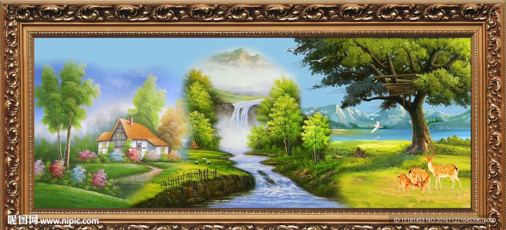风景油画