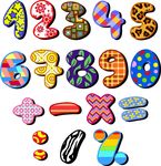 卡通数字