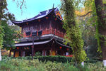栖霞山红叶 栖霞古寺